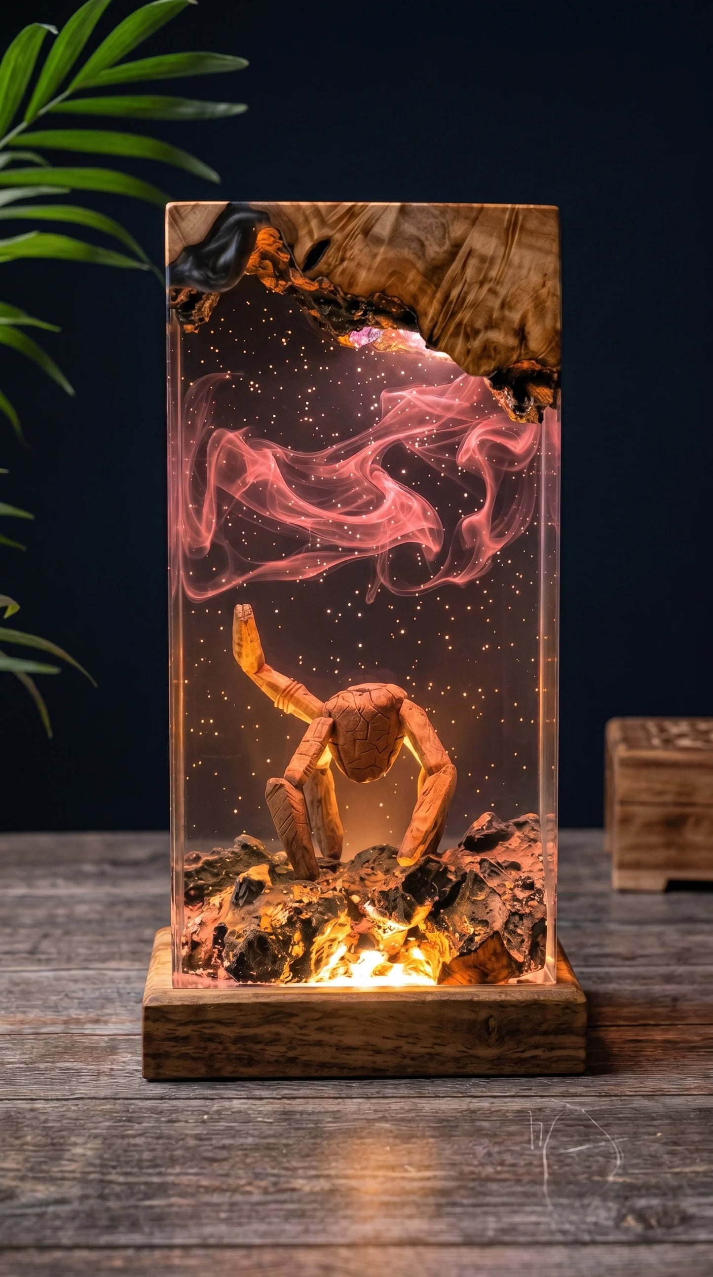 [PRE-ORDER] Rocky Resin Lamp