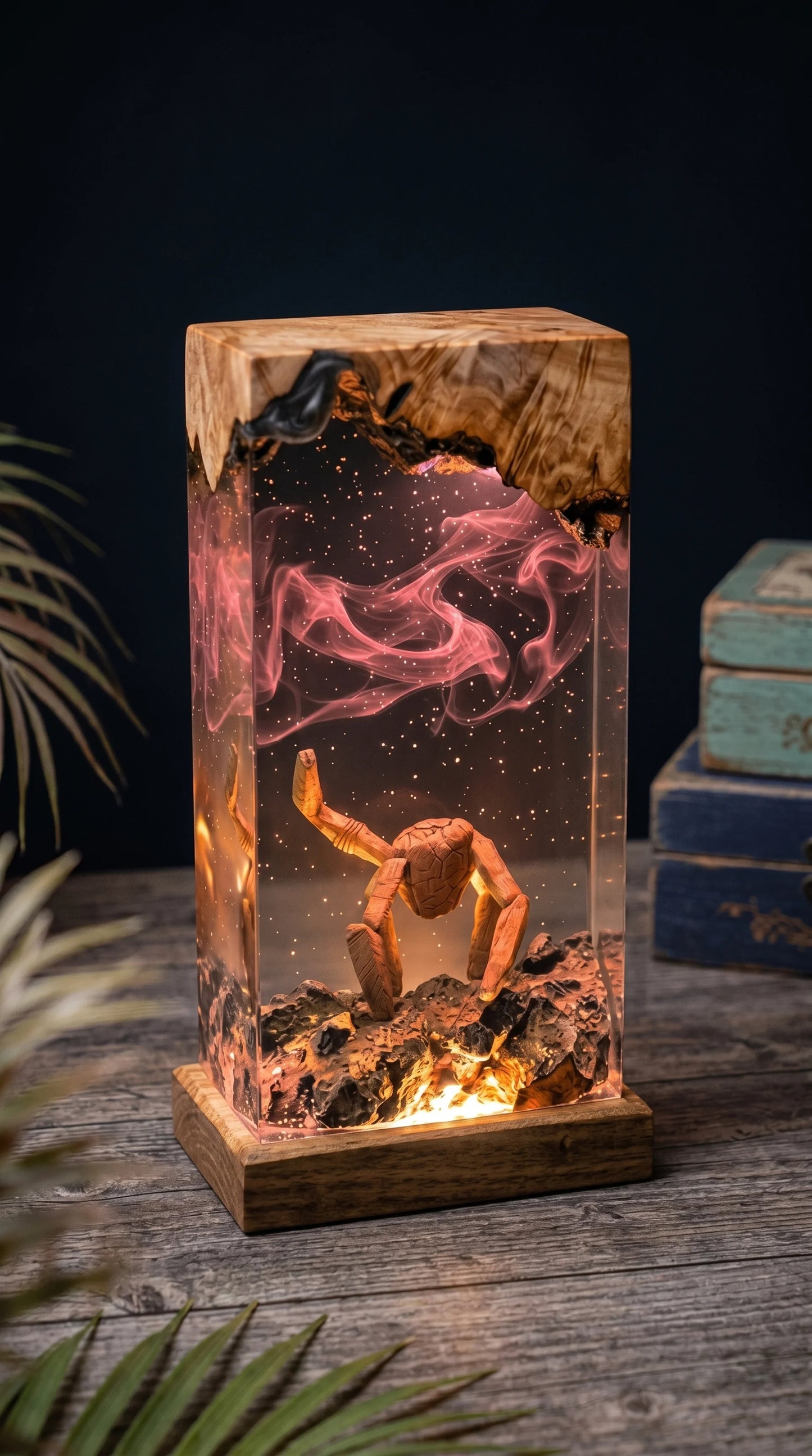 [PRE-ORDER] Rocky Resin Lamp